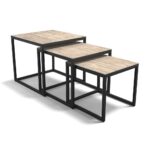 Rokko – Salontafel keramisch – Zwart / Wood MXC204