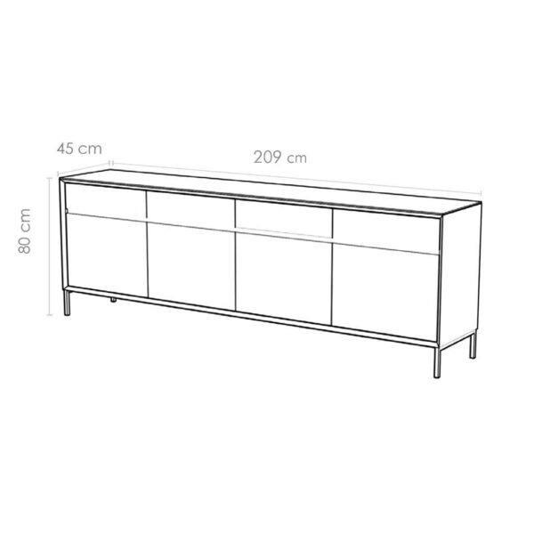 Modulax Lima Dressoir Buffetkast Woonkamer