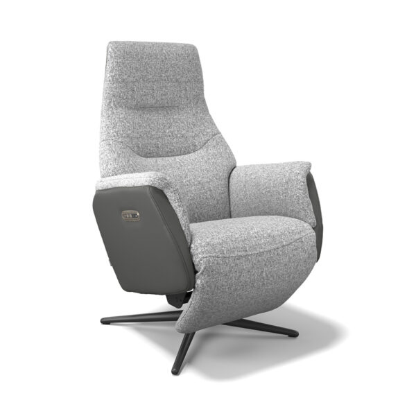 SARA - LEDER B400 ANTRACITE + OASIS 40 ASH GREY (incl batterij)