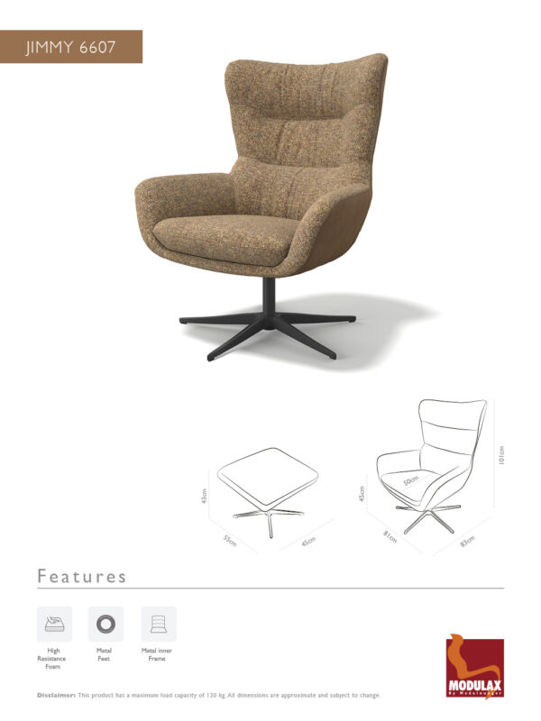 Modulax, Medalounger, bijzetzetel, lounge zetel, lounge chair, Jimmy