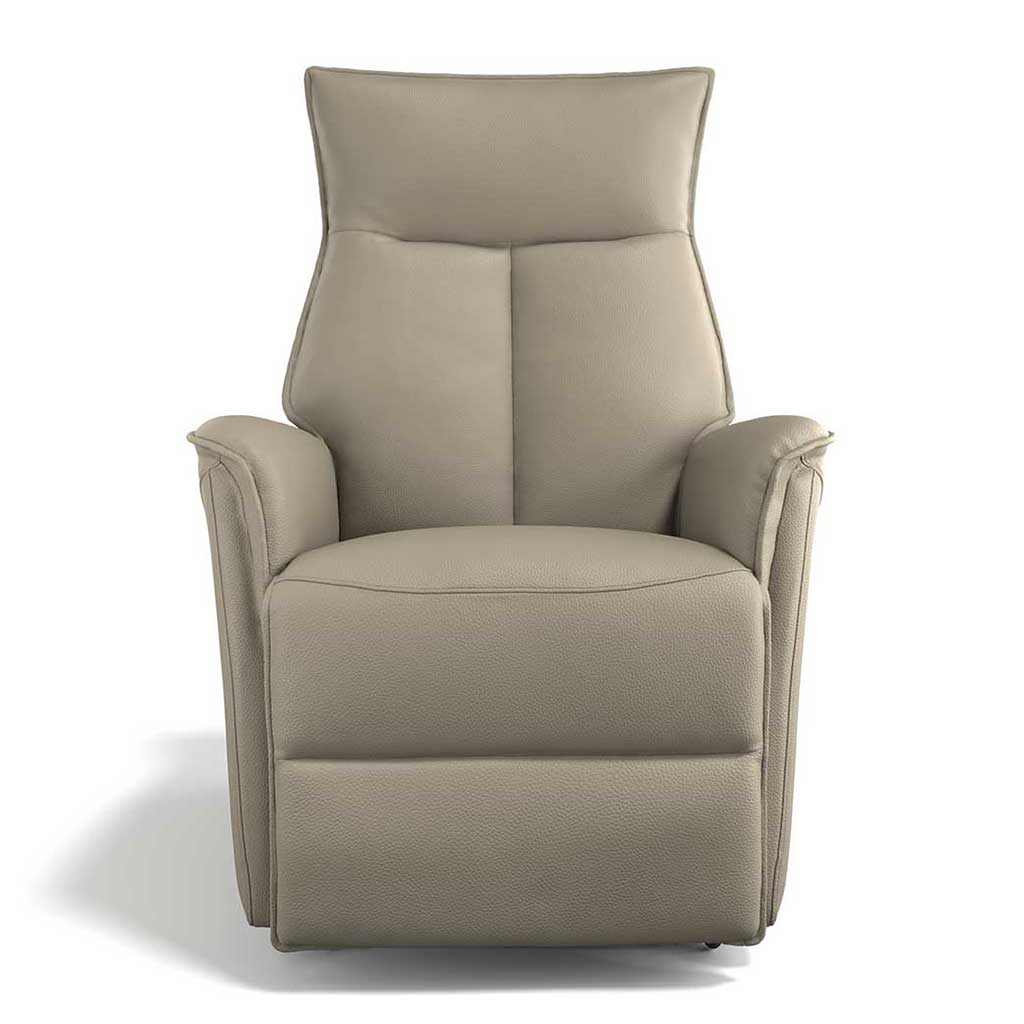 Cambridge – Relaxzetel met liftfunctie – Leder B942 Elephant (incl batterij + trolley) - Afbeelding 2