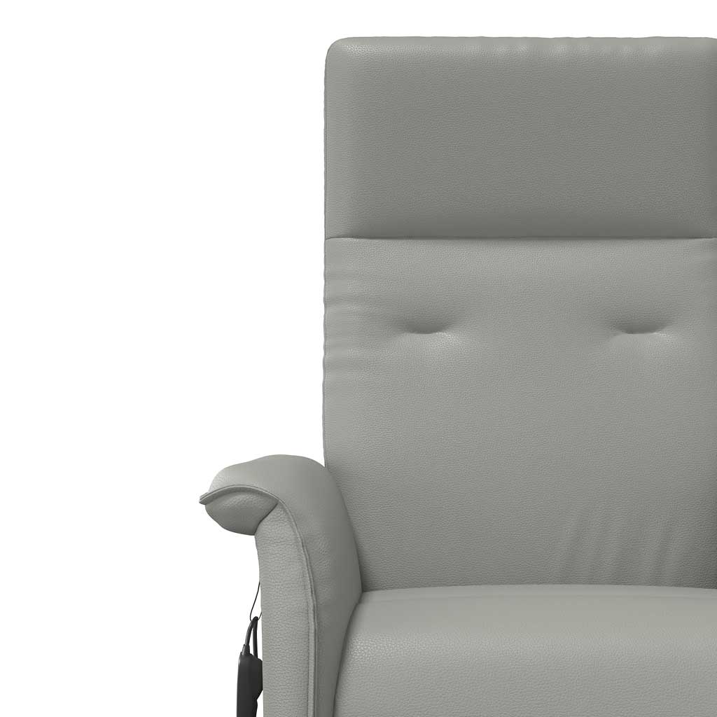 Essen – Relaxzetel met liftfunctie – Leder B967 Ash + PU - Afbeelding 6