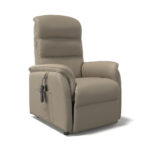 Frankfurt – Relaxzetel met liftfunctie – Leder B942 Elephant + PU