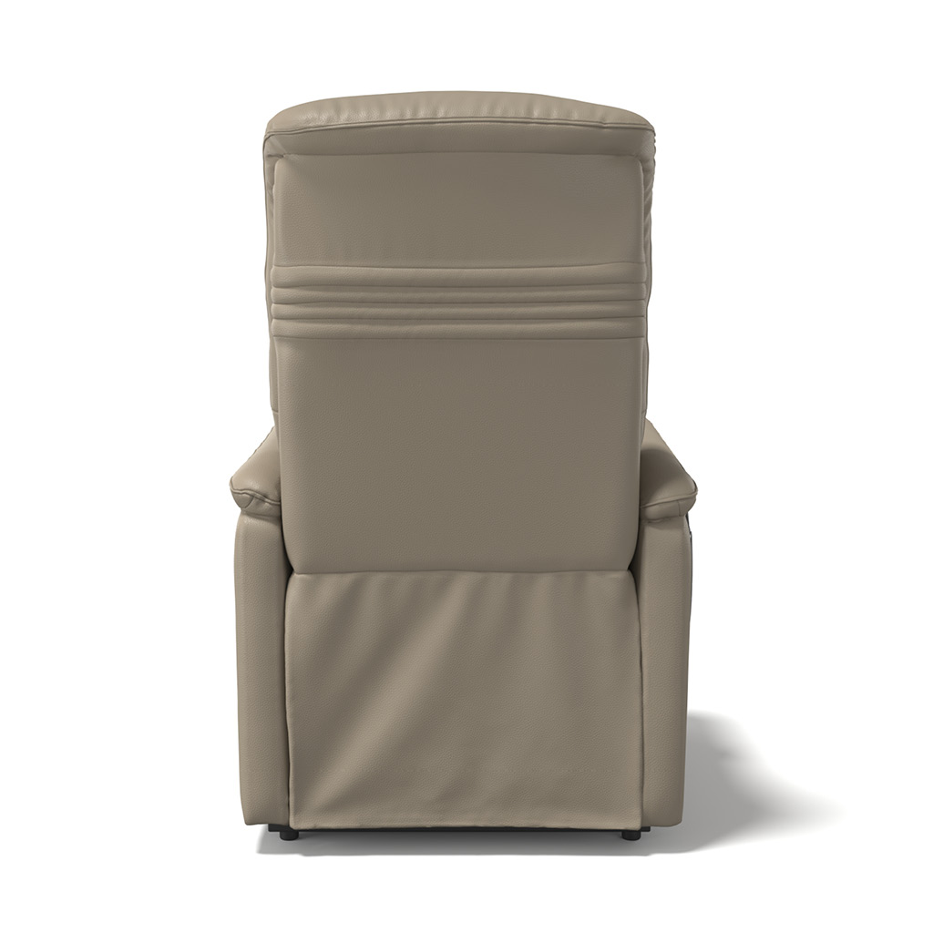 Frankfurt – Relaxzetel met liftfunctie – Leder B942 Elephant + PU - Afbeelding 3