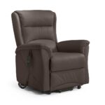 Washington – Relaxzetel met liftfunctie – Leder B901 Dark Taupe