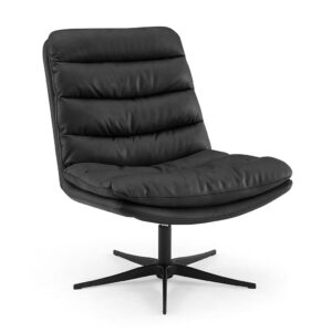 Embrace High – Draaifauteuil – Leder B500 Black