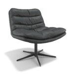 Embrace Low – Draaifauteuil – Leder B500 Black