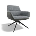 Ferrara – Draaifauteuil – Bull 67 Antracite + Sneak 65 Grey