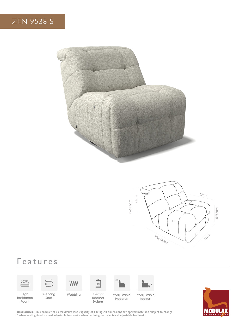 ZEN 9538 SMALL-RE(INCL. BATTERY)-FUSION 196 SHELL CAT.Z - Afbeelding 9