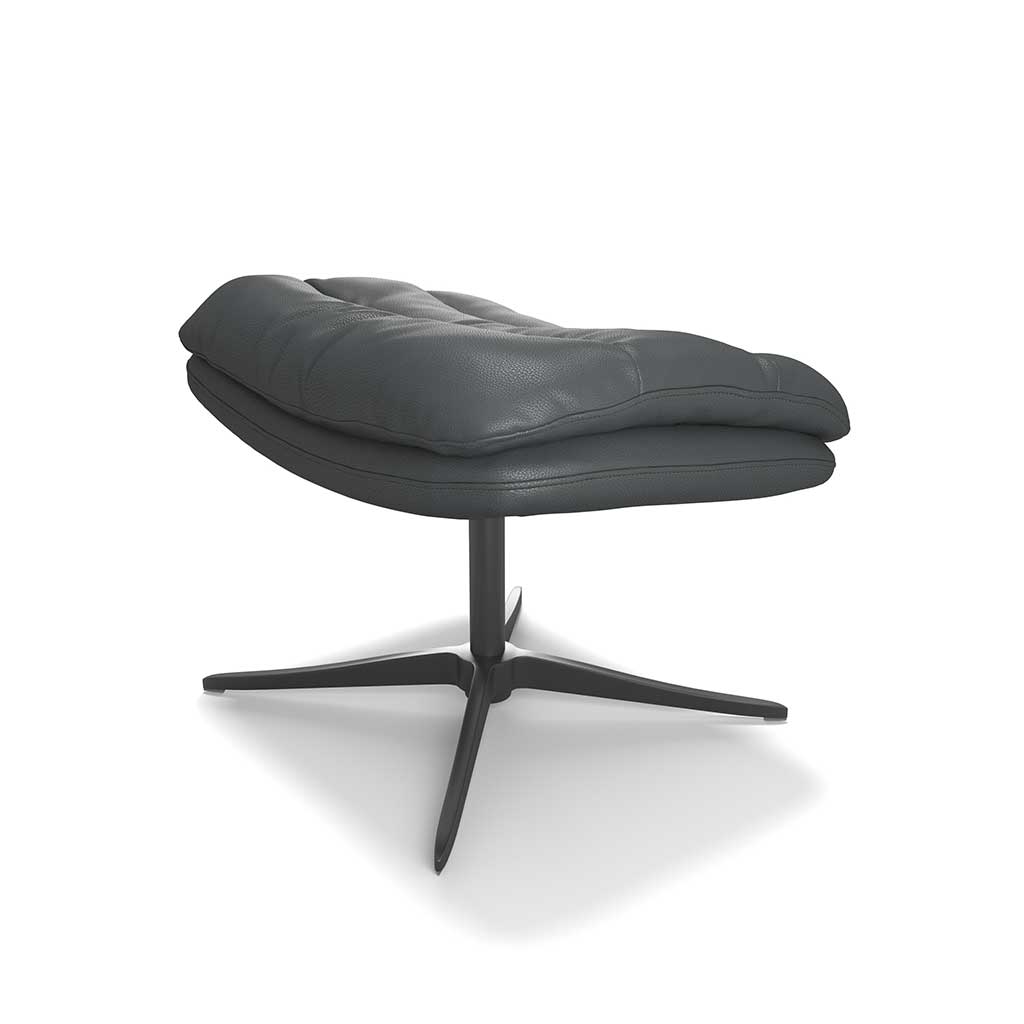 Embrace – Voetenbank – Leder B500 Black - Afbeelding 4