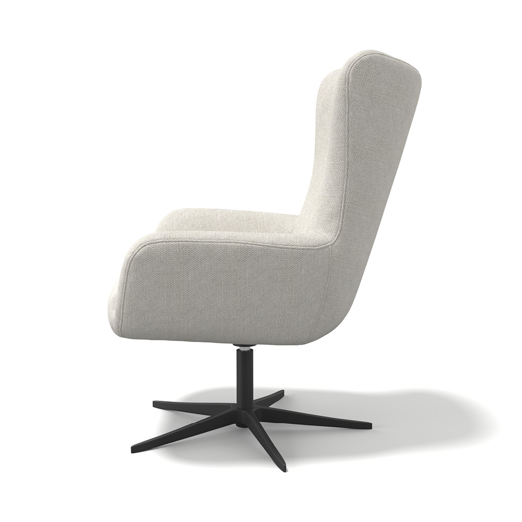 Jessy – Draaifauteuil – Mito 01 Natural - Afbeelding 4