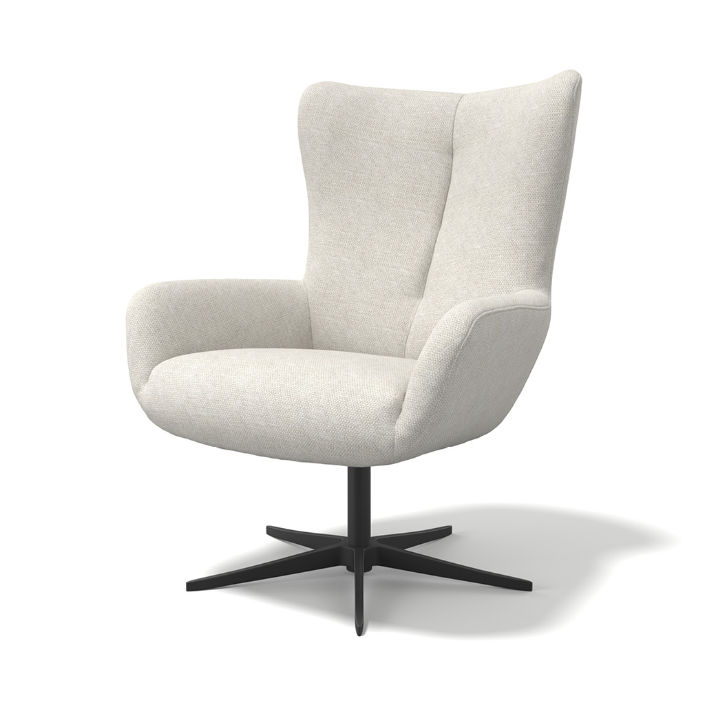 Jessy – Draaifauteuil – Mito 01 Natural - Afbeelding 5