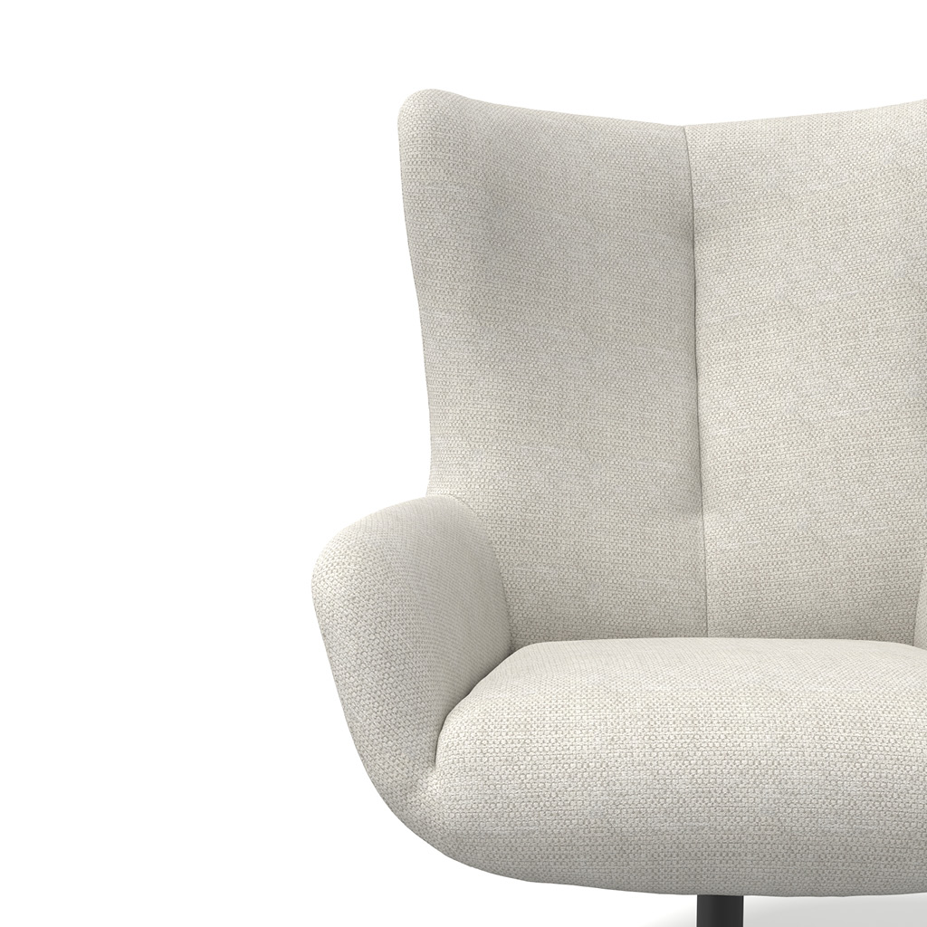 Jessy – Draaifauteuil – Mito 01 Natural - Afbeelding 7