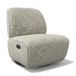 Pebble – Draaifauteuil – Be Fine 120 Light Grey
