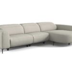Maxime – Zetelcombinatie met ronde longchair (rechts) – Oasis 91 Bisque