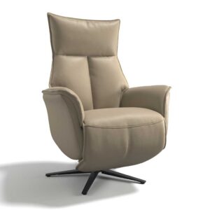 Calpe “Small” – Relaxzetel 4-motorig – Leder B968 Trufa (incl batterij)