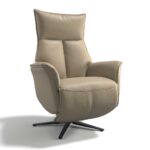 Calpe "Large" – Relaxzetel 4-motorig – Leder B968 Trufa (incl batterij)