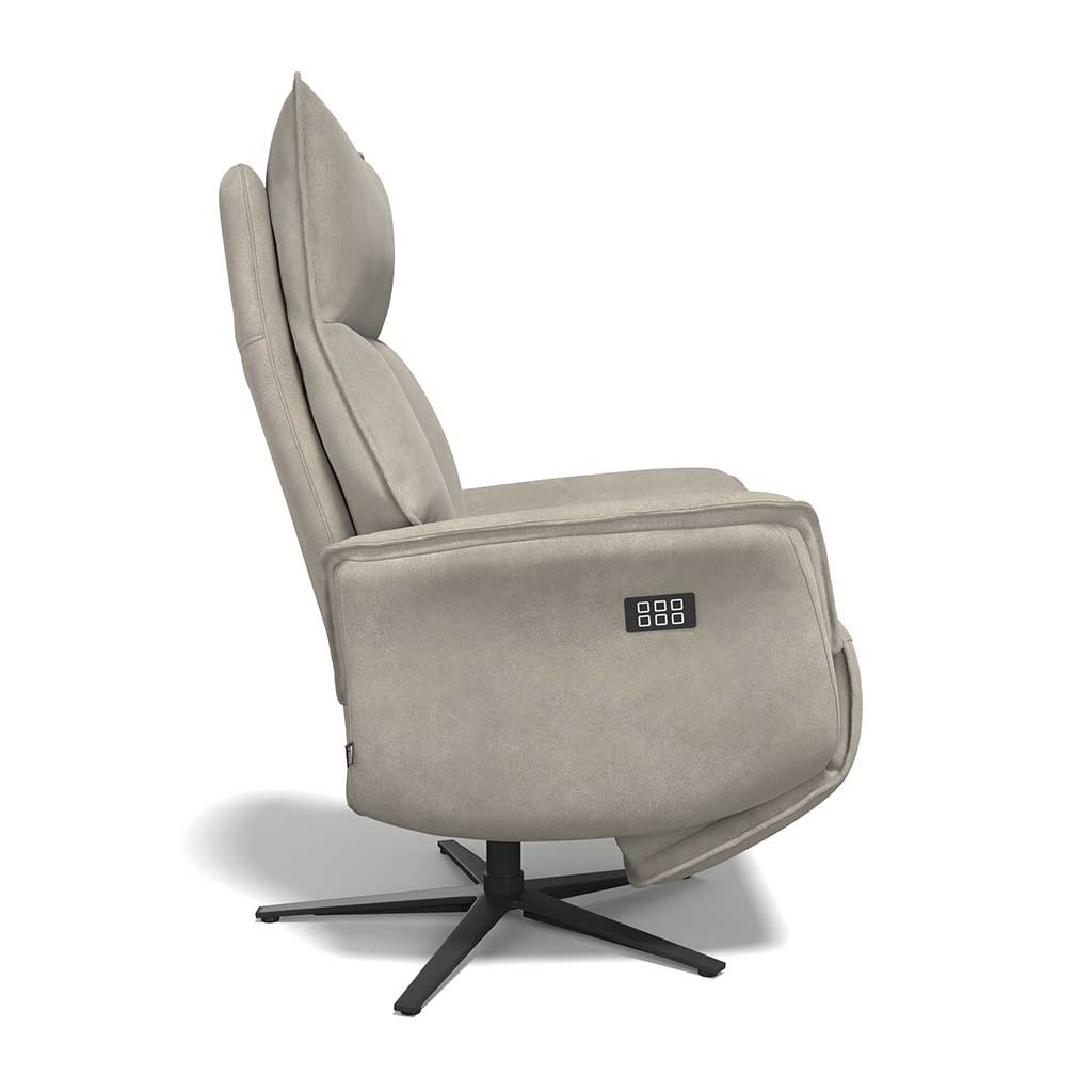 Calpe “Medium” – Relaxzetel 4-motorig – Bull 84 Clay (incl batterij) - Afbeelding 3