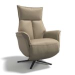 Calpe “Medium” – Relaxzetel met liftfunctie – Leder B968 Trufa (incl batterij)