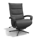 Ergoglide - Manuele relaxzetel - Leder B900 Zwart