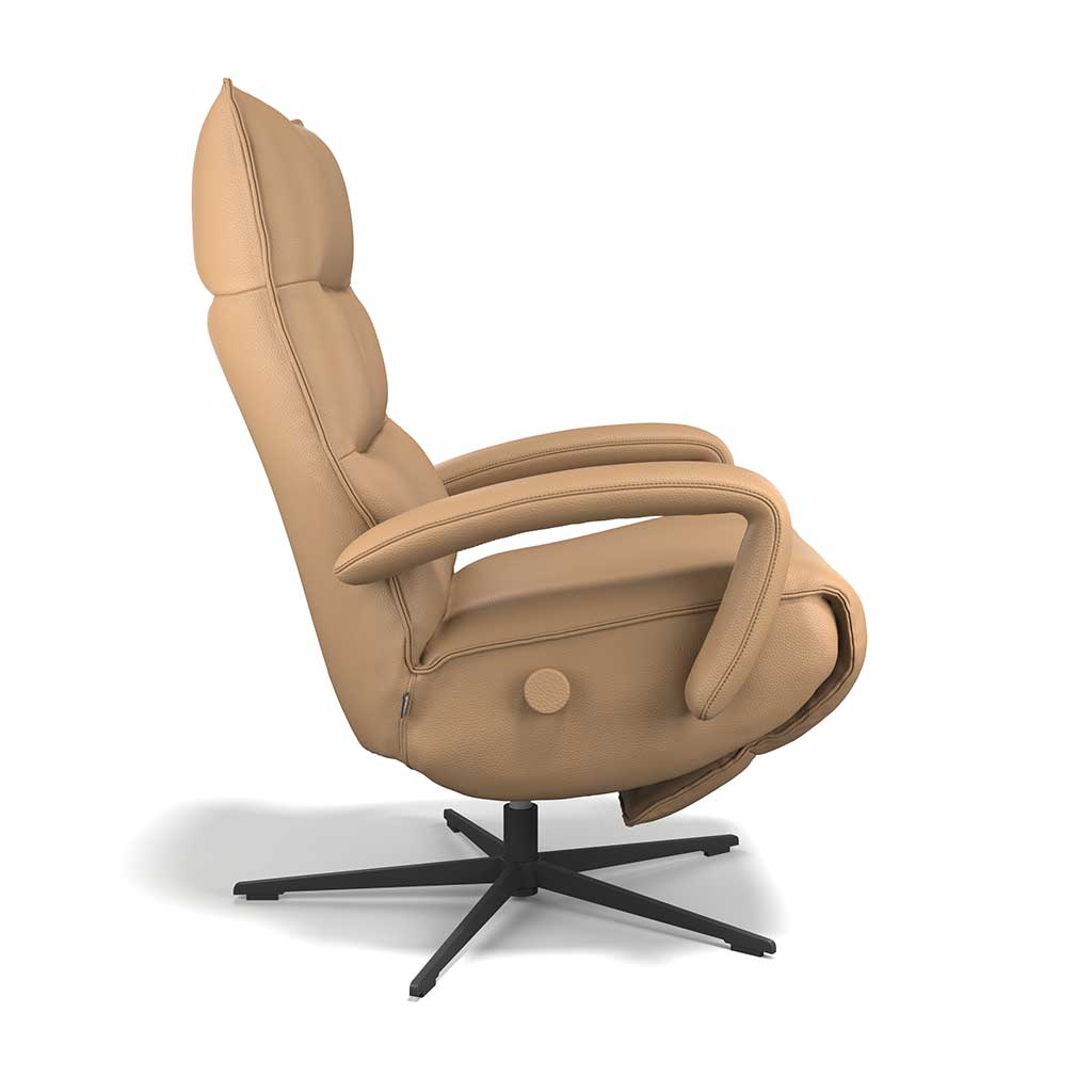 Ergoglide - Manuele relaxzetel - Leder B947 Terra - Afbeelding 3