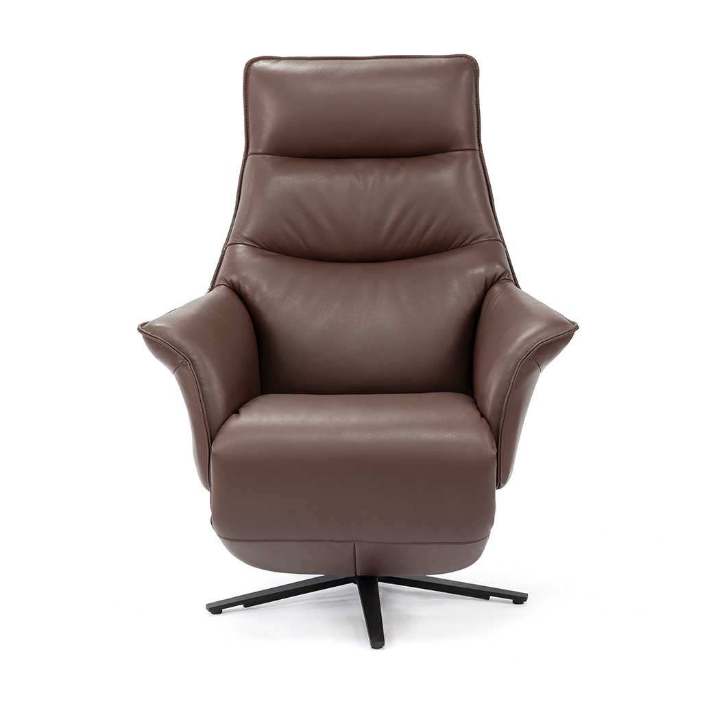 Fiji – Relaxzetel 3-motorig – Leder B535 Ebano (incl batterij) - Afbeelding 2