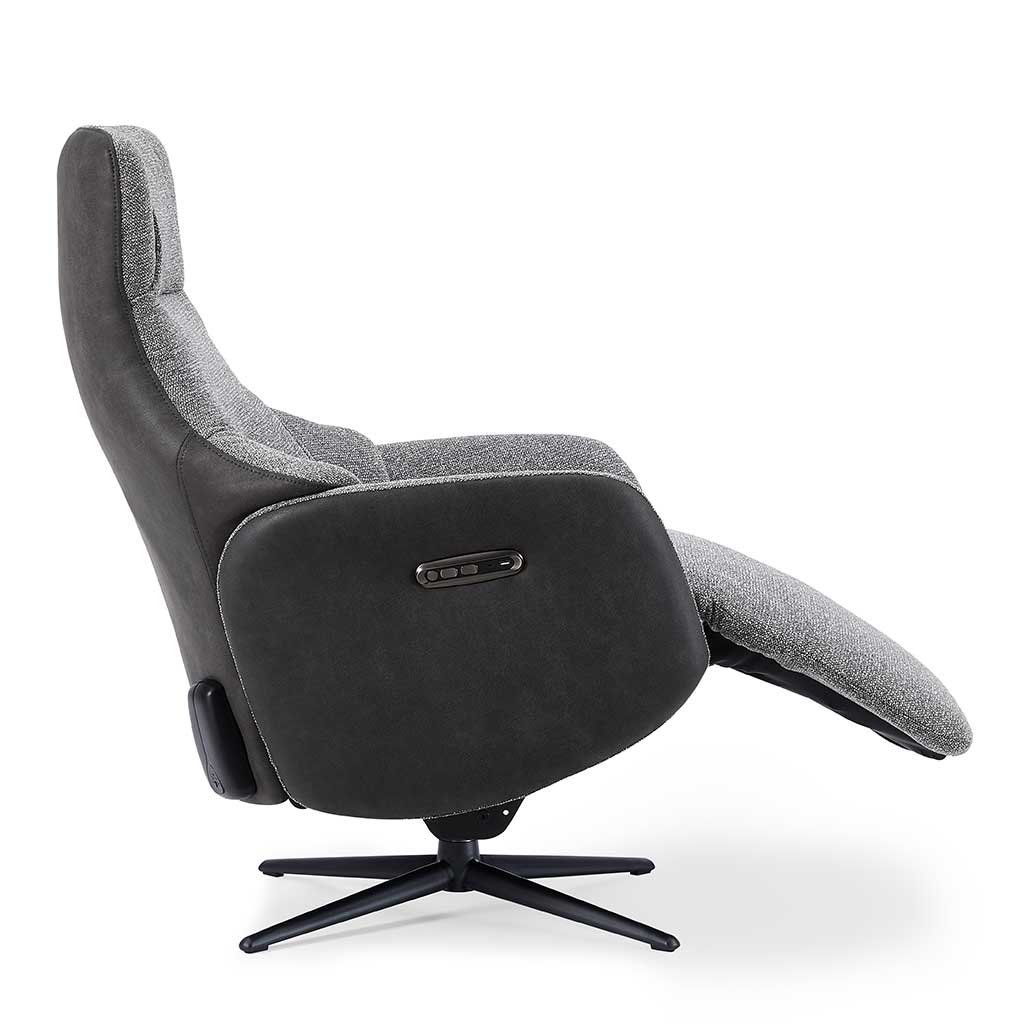 Lara – Relaxzetel 2-motorig – Bull 67 Antraciet + Sneak 65 Grey (incl batterij) - Afbeelding 3