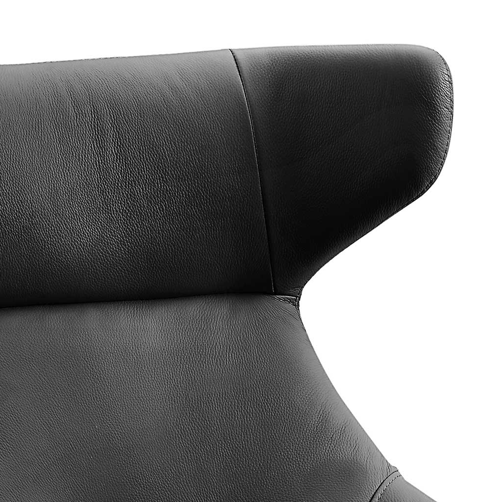 Mona – Relaxzetel 2-motorig – Leder B900 zwart (incl batterij) - Afbeelding 5