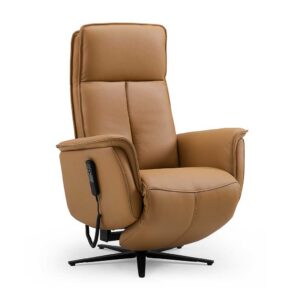 Pandora – Relaxzetel met liftfunctie – Leder B947 Terra (incl batterij)