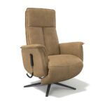 Pandora – Relaxzetel met liftfunctie – Bull 16 Caramel (incl batterij)