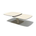 Zenya – Salontafel keramisch – Champagne / Travertine Look MXC131
