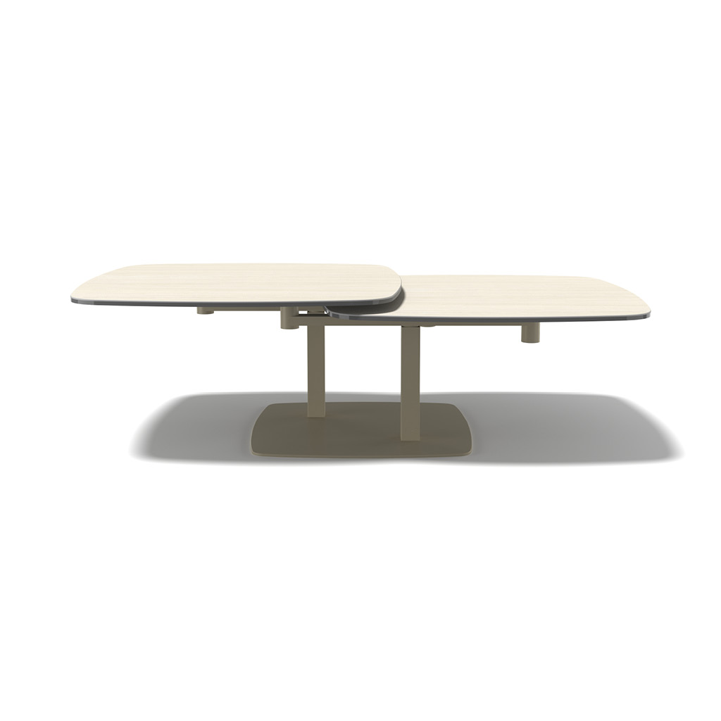 Zenya – Salontafel keramisch – Champagne / Travertine Look MXC131 - Afbeelding 2