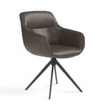 Ferrara – Eetkamerstoel – Leder B535 (zwart)