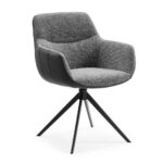 Ferrara – Eetkamerstoel – Bull 67 + Sneak 65 (zwart)