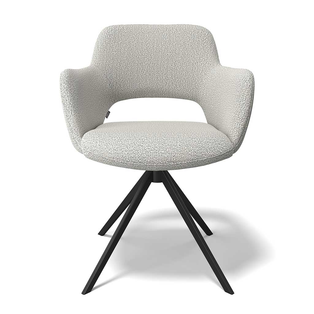 Julien – Eetkamerstoel – Oasis 196 (zwart) - Afbeelding 2