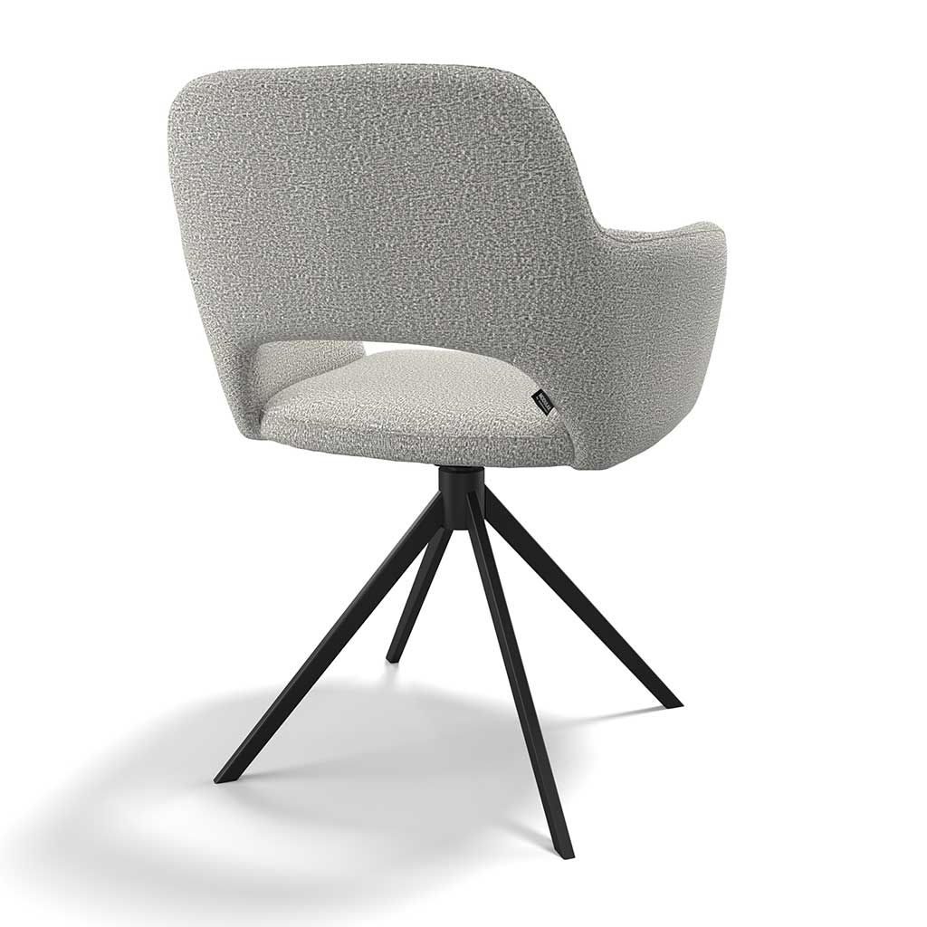 Julien – Eetkamerstoel – Oasis 196 (zwart) - Afbeelding 4