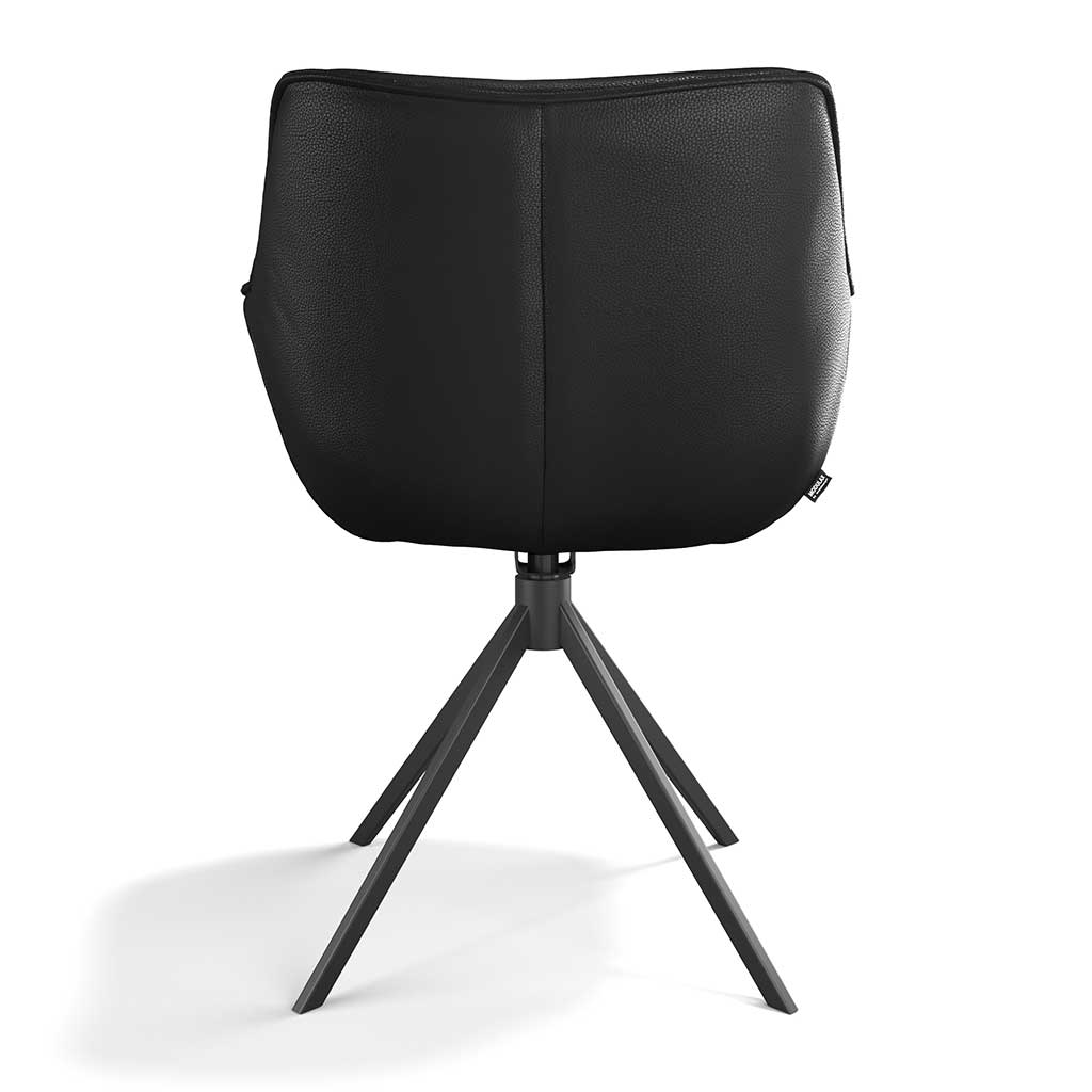 Padua - Eetkamerstoel - Leder B500 (zwart) - Afbeelding 4