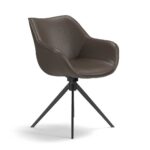 Padua - Eetkamerstoel - Leder B535 (zwart)