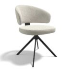 Zenith - Eetkamerstoel - Marte Var 013 + Ascot Pearl (zwart)