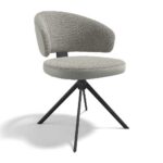 Zenith - Eetkamerstoel - Marte Var 023 + Ascot Toffee (zwart)