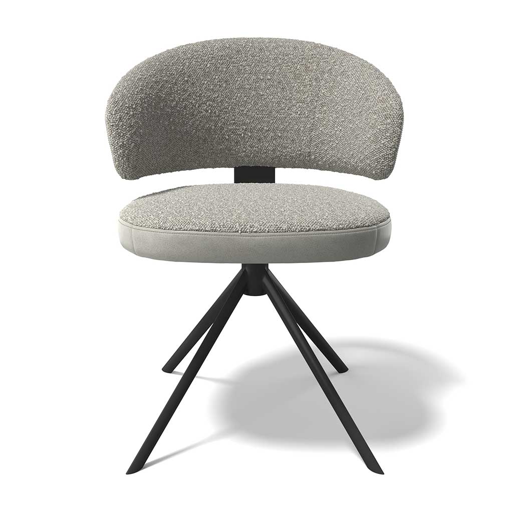Zenith - Eetkamerstoel - Marte Var 023 + Ascot Toffee (zwart) - Afbeelding 2