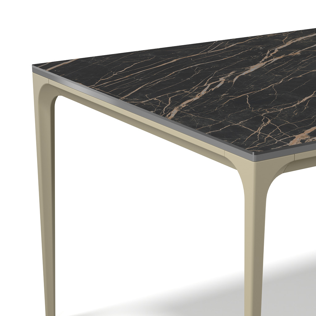 FRAME DINING TABLE YARI ATF 7222-DTF200-CHAMPAGNE FRAME - Afbeelding 7