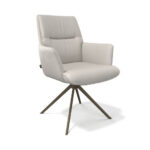 Flavia – Eetkamerstoel – Leder B970 (espresso)
