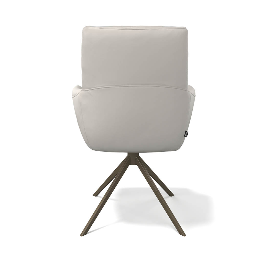 Flavia – Eetkamerstoel – Leder B970 (espresso) - Afbeelding 5