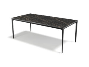Yari – Eetkamertafel keramisch – zwart / Matt Black MXC402 – 200
