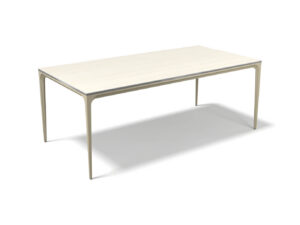 Yari – Eetkamertafel keramisch – champagne / Travertin look MXC131 – 200