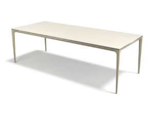 Yari – Eetkamertafel keramisch – champagne / Travertin look MXC131 – 240