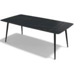 Classic – Eetkamertafel keramisch – Black / Nero Artistique MXC344 – 200