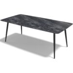Classic – Eetkamertafel HPL – Black / Jet Sequoia MXH3476 – 200