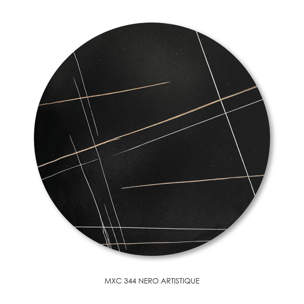 Spider Rond – Eetkamertafel keramisch – Black / Nero Artistique MXC344 – 135 - Afbeelding 4